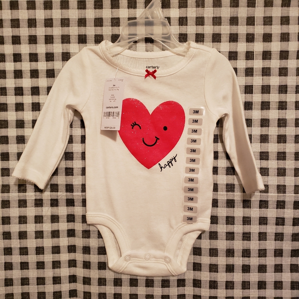 3 months Carter's onesie